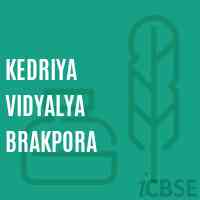 Kedriya Vidyalya Brakpora School Logo