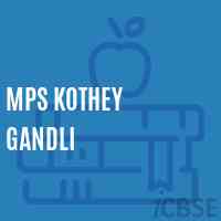 Mps Kothey Gandli Primary School Logo