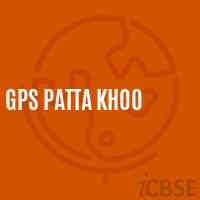 Gps Patta Khoo Primary School Logo