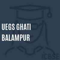 Uegs Ghati Balampur Primary School Logo