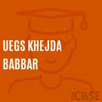 Uegs Khejda Babbar Primary School Logo