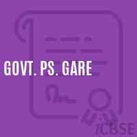 Govt. Ps. Gare Primary School Logo