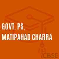 Govt. Ps. Matipahad Charra Primary School Logo