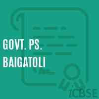 Govt. Ps. Baigatoli Primary School Logo