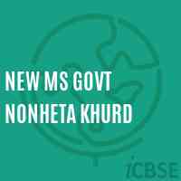New Ms Govt Nonheta Khurd Middle School Logo