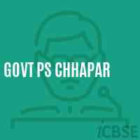 Govt Ps Chhapar Primary School Logo