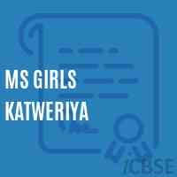 Ms Girls Katweriya Middle School Logo
