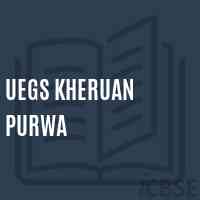 Uegs Kheruan Purwa Primary School Logo