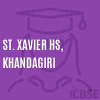 St. Xavier Hs, Khandagiri Secondary School Logo