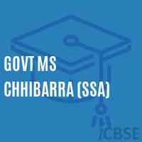 Govt Ms Chhibarra (Ssa) Middle School Logo