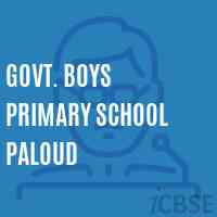 Govt. Boys Primary School Paloud Logo