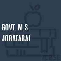 Govt. M.S. Joratarai Middle School Logo