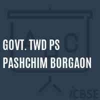 Govt. Twd Ps Pashchim Borgaon Primary School Logo
