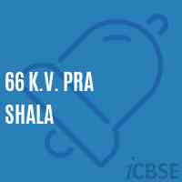 66 K.V. Pra Shala Primary School Logo