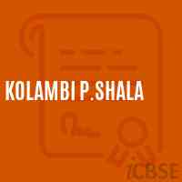 Kolambi P.Shala Primary School Logo