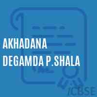 Akhadana Degamda P.Shala Middle School Logo
