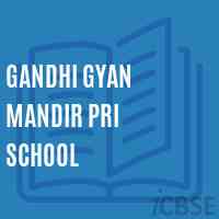 Gandhi Gyan Mandir Pri School Logo
