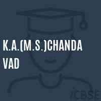K.A.(M.S.)Chandavad Middle School Logo