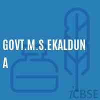 Govt.M.S.Ekalduna Middle School Logo