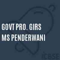 Govt Pro. Girs Ms Penderwani Middle School Logo