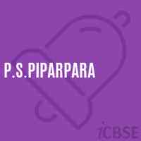 P.S.Piparpara Primary School Logo