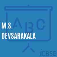 M.S. Devsarakala Middle School Logo