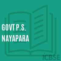 Govt P.S. Nayapara Primary School Logo