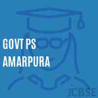 Govt Ps Amarpura Primary School Logo
