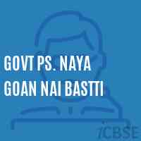 Govt Ps. Naya Goan Nai Bastti Primary School Logo