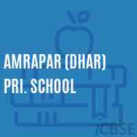 Amrapar (Dhar) Pri. School Logo