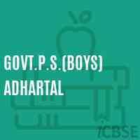 Govt.P.S.(Boys) Adhartal Primary School Logo