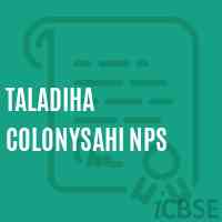 Taladiha Colonysahi Nps Primary School Logo