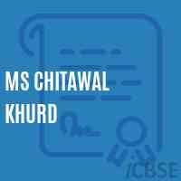 Ms Chitawal Khurd Middle School Logo