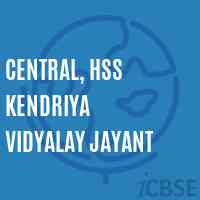 Central, Hss Kendriya Vidyalay Jayant Senior Secondary School Logo