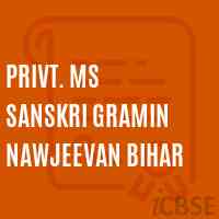 Privt. MS SANSKRI GRAMIN NAWJEEVAN BIHAR Middle School Logo