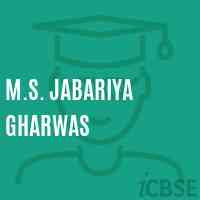 M.S. Jabariya Gharwas Middle School Logo