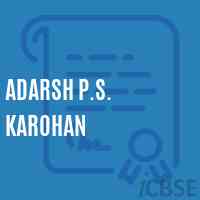 Adarsh P.S. Karohan Middle School Logo