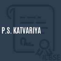 P.S. Katvariya Primary School Logo