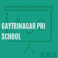 Gaytrinagar Pri School Logo