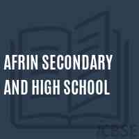 Afrin Secondary and High School Logo