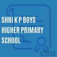 Shri K P Boys Higher Primary School Logo
