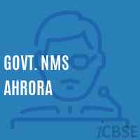 Govt. Nms Ahrora Middle School Logo
