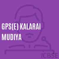 Gps(E) Kalarai Mudiya Primary School Logo