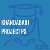 Khandabadi Project Ps Primary School Logo