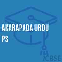 Akarapada Urdu Ps Middle School Logo