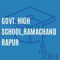 Govt. High School,Ramachandrapur Logo