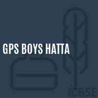 Gps Boys Hatta Primary School Logo
