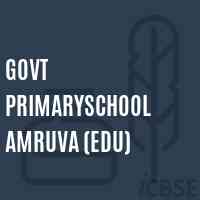 Govt Primaryschool Amruva (Edu) Logo