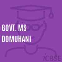 Govt. Ms Domuhani Middle School Logo