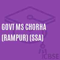 Govt Ms Chorha (Rampur) (Ssa) Middle School Logo